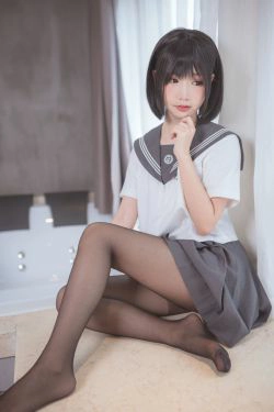 [萝莉COS] 面饼仙儿 - 脑内少女 黑丝JK(25P)-黑丝,JK
