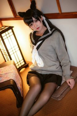 [萝莉COS] 鳗鱼霏儿 - 碧蓝航线 校服(14P)-猫女,黑丝