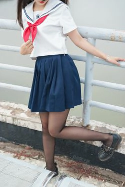 [轻兰映画] SPL.012  JK黑丝平底鞋(87P)-校服,黑丝,JK