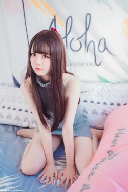 [喵糖映画] VOL.030 露背毛衣(39P)-毛衣,长发,黑长直