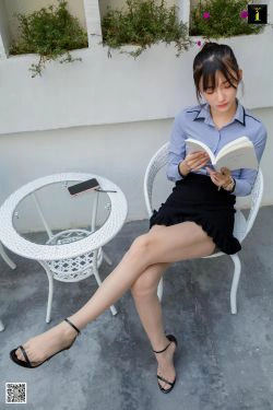 [异思趣向IESS] 模特秋秋 《白领院子乘凉》(95P)-高跟,白领,美脚,丝足