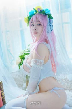 Cosplay美女韶陌陌 索尼子(57P)-婚纱,COS