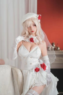 COS福利rioko凉凉子 G36C&花嫁(25P)-COS
