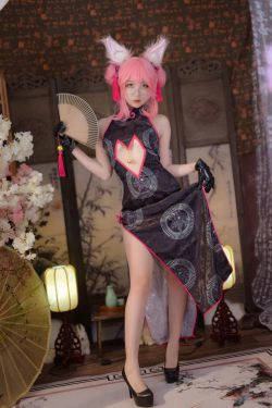 人气Coser二佐Nisa Fate旗袍狐(28P)-COS