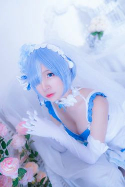 人气Coser二佐Nisa 雷姆花嫁(33P)-婚纱,COS