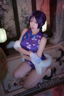 人气Coser二佐Nisa Fate奶光旗袍(20P)-旗袍,COS