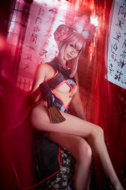 人气Coser黑川 杀阶旗袍 柯杨斯卡娅(12P)-COS