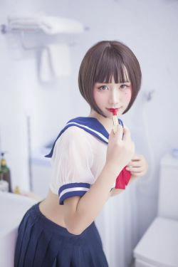 动漫博主九曲Jean JK透明制服(21P)-少女,性感