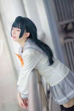动漫博主浅野菌子 LoveLive!Sunshine!! 津岛善子(24P)-校服