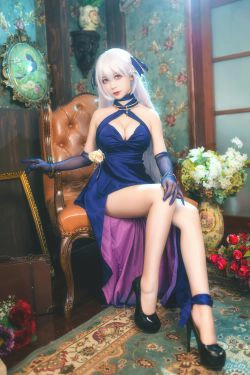 动漫博主樱落酱w 贝法礼服(12P)-COS