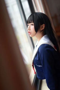 动漫博主九曲Jean JK露脐制服(30P)-COS