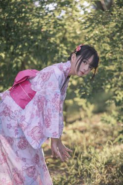 大眼萌妹黑猫猫OvO 和服超进化(14P)-和服