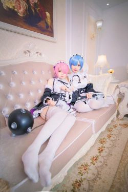萌系小野妹子w Ram Rem（拉姆，雷姆）(24P)-COS