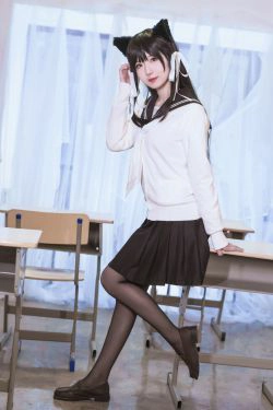 小姐姐弥音音ww 爱宕校服(11P)-校服,猫女