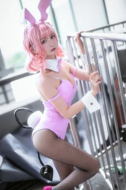 超人气Coser鳗鱼霏儿 粉红兔女郎(18P)-兔女郎,COS