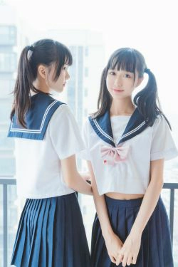 萌系小姐姐木绵绵OwO&桜桃喵 她(制服×制服)(38P)-校服,姐妹花