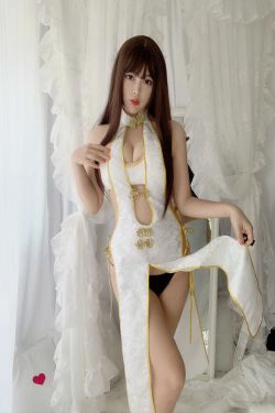 萌系小姐姐-白烨- 白旗袍(40P)-COS