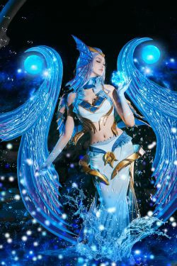 人气coser戚顾儿MIKI 王者荣耀 武则天海洋之心(19P)-COS