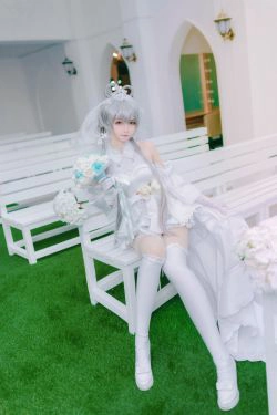 萌宠博主yui金鱼 洛天依婚纱(8P)-COS