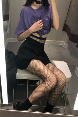 萌妹子眼酱大魔王w 试衣间(27P)-网袜