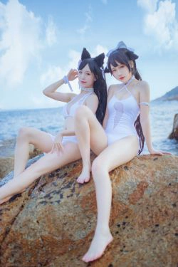 抖娘-利世图集 抖娘×不呆猫 獒犬海边泳装(41P)-海边