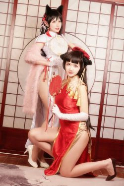 源纱希喵喵喵&Meiyi_烛墨 犬獒旗袍(12P)-COS