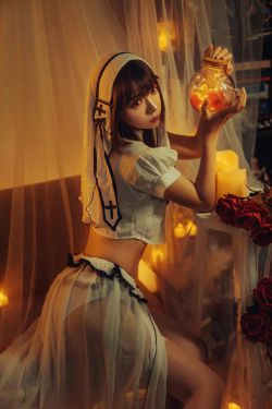 疯猫ss 黄昏修女(17P)-COS