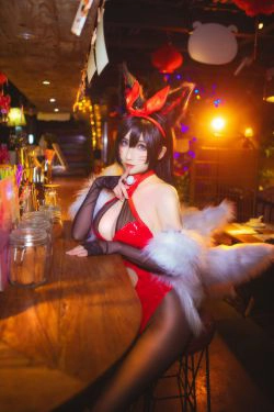 COS福利rioko凉凉子 兔女郎阿狸(14P)-兔女郎