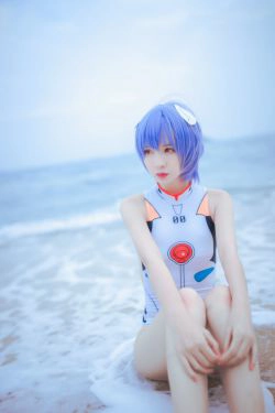 绫波 新世纪福音战士(34P)-沙滩,COS