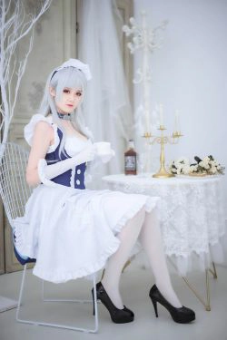 Coser小姐姐Akisoso秋楚楚 贝尔法斯特女仆(9P)-女仆,COS
