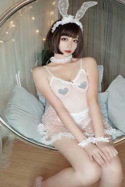 萌妹奈汐酱nice 透明女仆(55P)-女仆,兔女郎