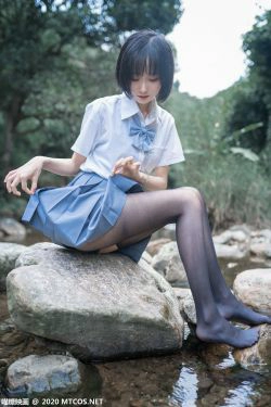 [喵糖映画] JKL.016 溪边JK制服(37P)-萝莉,湿身,黑丝