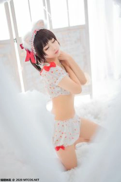 [喵糖映画] VOL.155 草莓印花小夜衣(45P)-萝莉