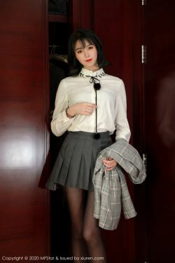 [模范学院MFStar] Vol.312 yoo优优(49P)-黑丝,迷你裙,美腿