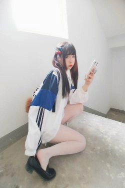 [COS福利] 二次元美女古川kagura - 白丝体操运动服(43P)-运动装