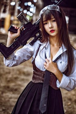 [COS福利] 二次元美女古川kagura - 武装JK(29P)-COS