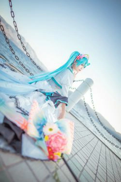 [COS福利] 动漫博主北之北 - 初音未来(14P)-COS