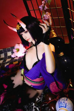 [COS福利] Coser小姐姐星之迟迟 - 酒吞(40P)-COS