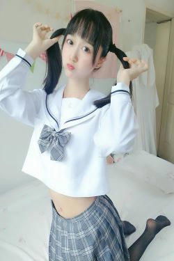 [COS福利] 萌系小姐姐木绵绵OwO - 灰格子JK(21P)-萝莉,黑丝