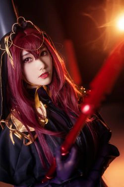 [COS福利] 动漫博主南桃Momoko - 斯卡哈二破(9P)-COS