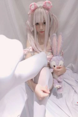 [COS福利] 萌系小姐姐蜜汁猫裘 - 少女梦境(10P)-COS