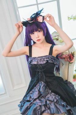 [COS福利] 动漫博主水淼aqua - 黑猫(9P)-猫女
