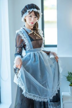 [COS福利] 动漫博主水淼aqua - 透明女仆(13P)-女仆