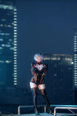 [COS福利] 大胸萌妹妖少you1 - 绫波丽(8P)-COS