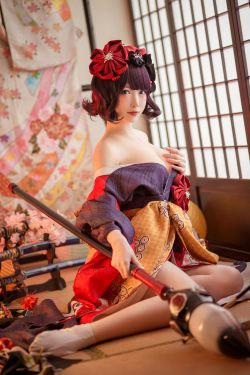 [COS福利] 大胸萌妹妖少you1 - 葛饰北斋(9P)-COS
