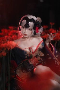 [COS福利] 动漫博主铁板烧鬼舞w - 黑贞(23P)-COS