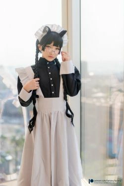 [COS福利] 小丁 [Fantasy Factory] Maid Meow 喵娘女仆(46P)-女仆,猫女