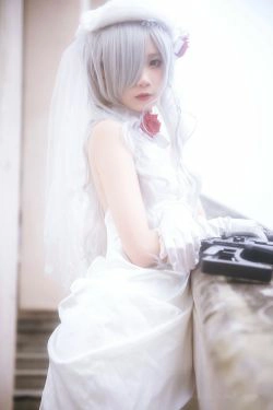 [COS福利] 清纯少女五更百鬼 - 婚纱(10P)-COS
