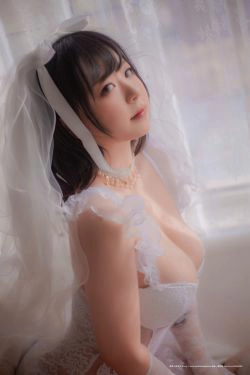 [COS福利] 皮皮奶可可爱了啦 - 朦胧婚纱(66P)-婚纱,xiong