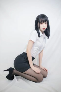 [COS福利] 疯猫ss - OL制服(40P)-黑丝
